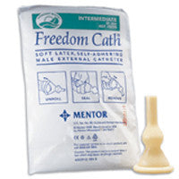 Freedom Cath Soft, Light Weight Latex Self Adhering Male External Catheter, Model No : 8200, Medium / 28 Mm - 1 Each